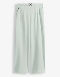 Culotte - Webstoff - türkis