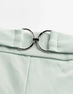Culotte - Webstoff - türkis