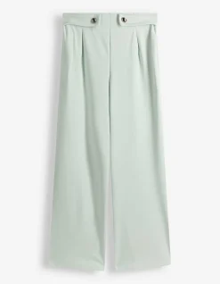 Culotte - Webstoff - türkis