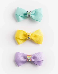 Haarklammer - 3er-Pack - lila
