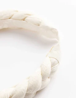 Haarschmuck - einfarbig - weiß