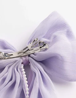 Haarschmuck - Schleifenapplikation - Pink