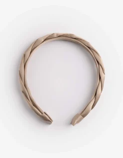 Haarschmuck - Weiches Material - beige