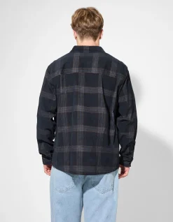 Hemd - Cord - dunkelblau