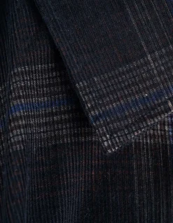 Hemd - Cord - dunkelblau