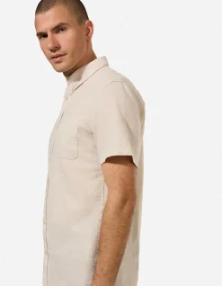 Hemd - Leinen-Mix - beige