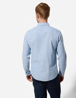Hemd - Leinen-Mix - hellblau