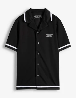 Hemd - Mesh - schwarz