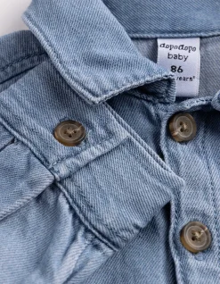 Hemd - Tencel - hellblau