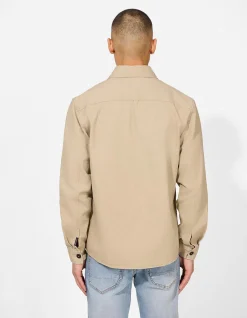 Hemd - Twill - beige