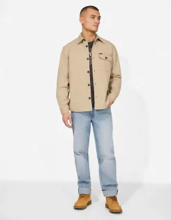 Hemd - Twill - beige