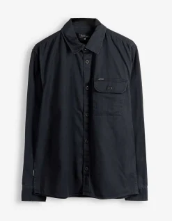 Hemd - Twill - dunkelblau