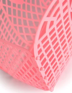 Henkeltasche - einfarbig - pink