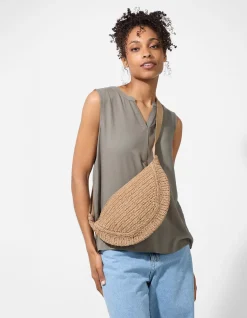 Hip Bag - Stroh - beige