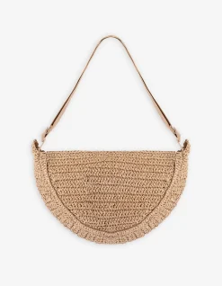 Hip Bag - Stroh - beige