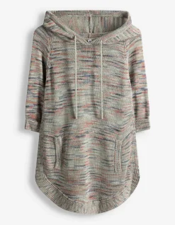 Hoodie - Dreiviertelärmel - grün