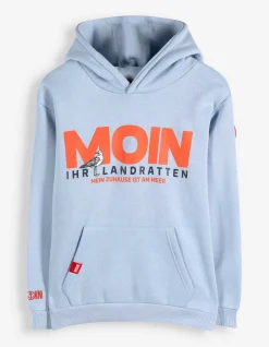 Hoodie - Kapuze - hellblau