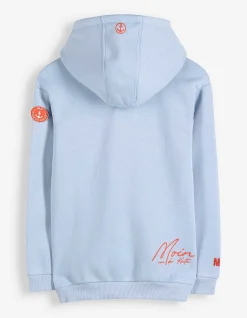 Hoodie - Kapuze - hellblau