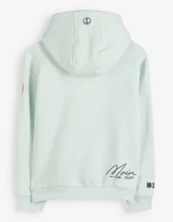 Hoodie - Kapuze - hellgrün