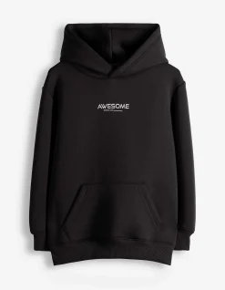 Hoodie - Scuba - schwarz