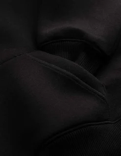 Hoodie - Scuba - schwarz