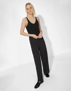 Hose - Elastischer Bund - schwarz