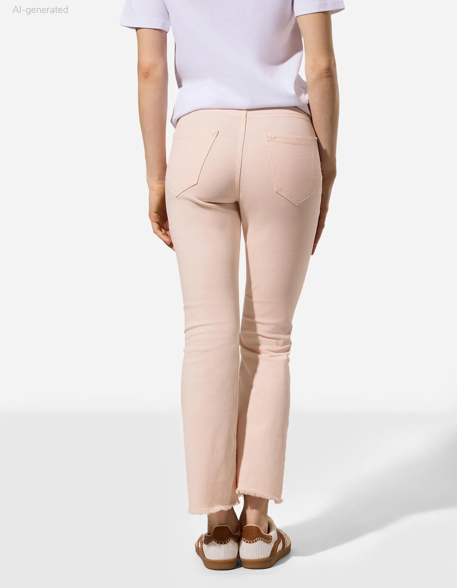 Hose - Flared Fit - rosa