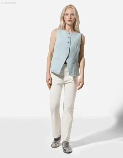 Hose - Flared Fit - weiß