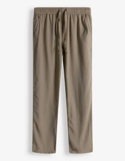 Hose - Leinen-Mix - beige
