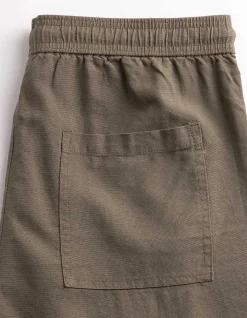 Hose - Leinen-Mix - beige