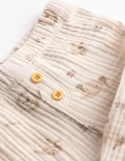 Hose - Musselin - beige