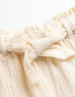 Hose - Musselin - beige