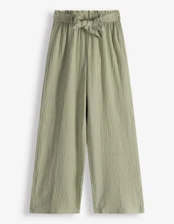 Hose - Musselin - grün