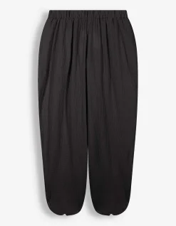 Hose - Musselin - schwarz