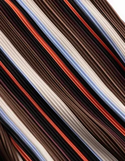 Hose - Plissee - braun