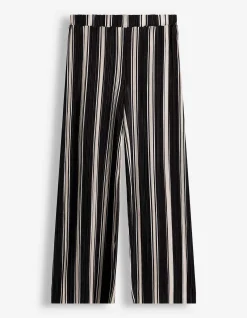 Hose - Plissee - schwarz