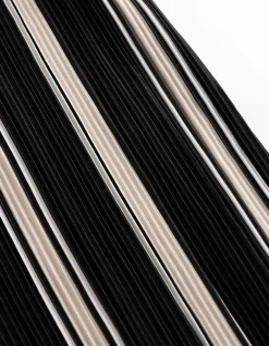 Hose - Plissee - schwarz