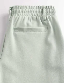 Hose - Regular Fit - grün