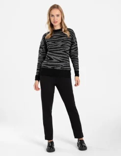 Hose - Regular Fit - schwarz