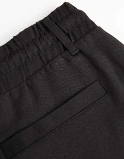 Hose - Regular Fit - schwarz