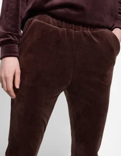 Hose - Samt - dunkelbraun