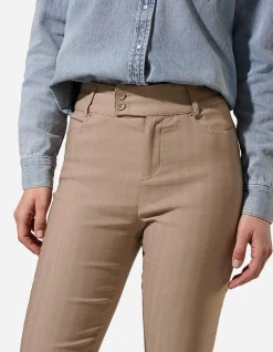 Hose - Skinny Fit - braun