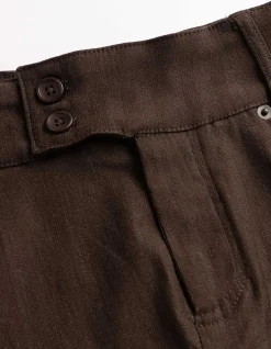 Hose - Skinny Fit - dunkelbraun