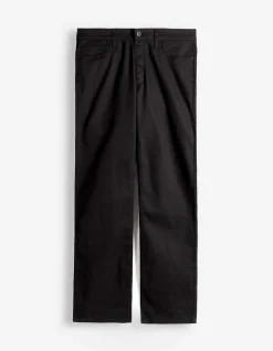 Hose - Straight Fit - schwarz
