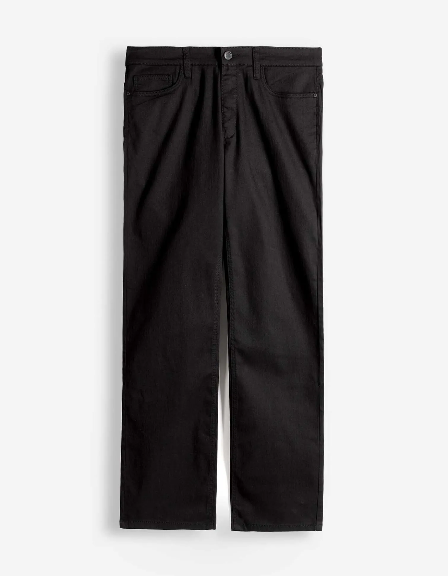 Hose - Straight Fit - schwarz