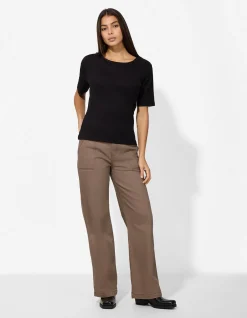 Hose - Wide Fit - braun