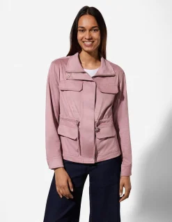 Jacke - Kunstleder - rosa