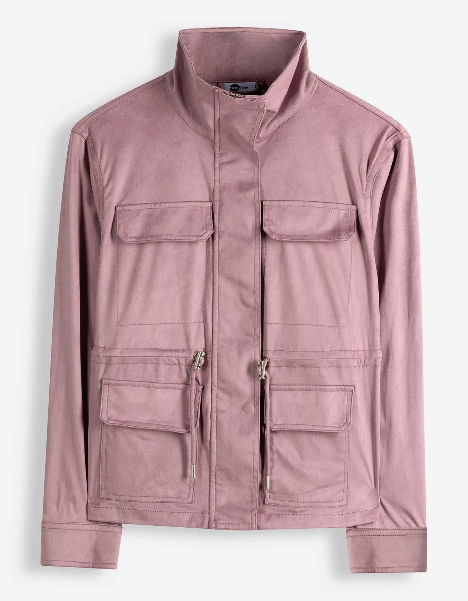 Jacke - Kunstleder - rosa
