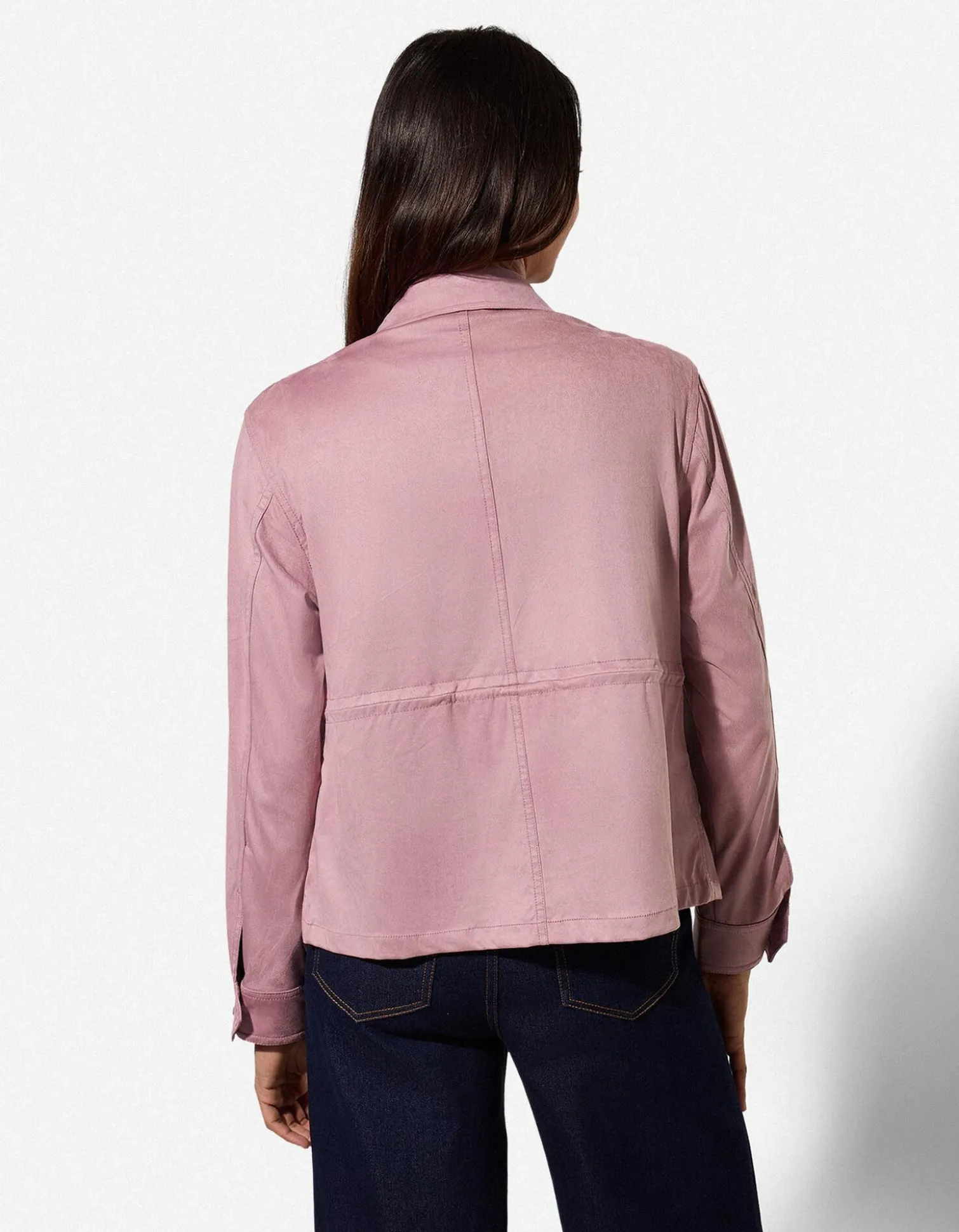 Jacke - Kunstleder - rosa