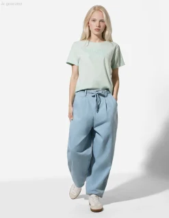 Jeans - Balloon Fit - blau